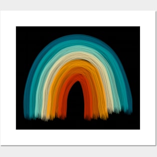 Rainbow tshirt design Posters and Art